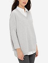 The Limited Ribbed V-neck Sweater