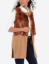 The Limited Faux Fur Gilet