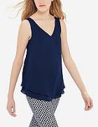 The Limited Drapey Layered Sleeveless Top
