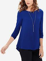 The Limited Flared Woven Front Top
