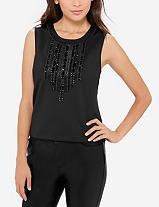 The Limited Eva Longoria Embellished Tank