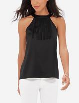 The Limited Fringed Halter Top