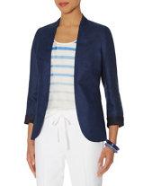 The Limited Linen Open Front Blazer