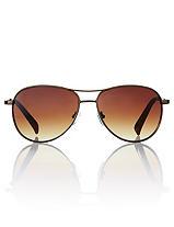 The Limited Bronze Aviator Sunglasses
