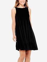 The Limited V-back Velvet Dress