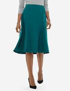 The Limited High Waist Curve Inset Midi Skirt