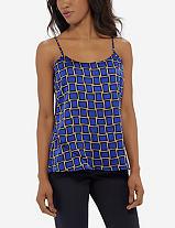The Limited Printed Wrap-look Cami