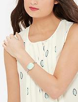 The Limited Amazonite Hinge Bracelet