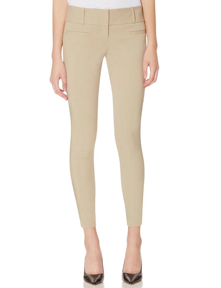 The Limited The Limited  Exact Stretch Zip Ankle Pants   Khaki 16?