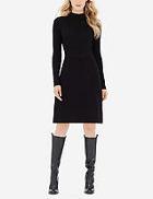The Limited Funnel Neck A-line Dress