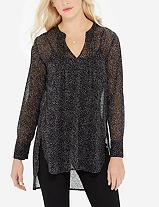 The Limited Printed Burnout Tunic
