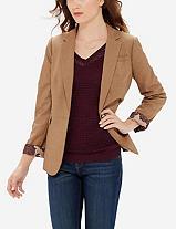 The Limited One Button Jacket