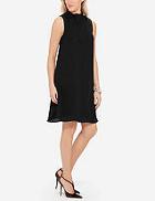 The Limited Bow Collar Swing Dress