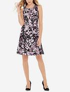 The Limited Floral Fit & Flare Dress
