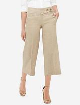 The Limited Linen Modern Crop Pants