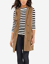 The Limited Sleeveless Trench Coat