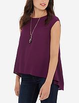 The Limited Sleeveless Drapey Shell