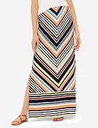 The Limited Colorful Chevron Maxi Skirt