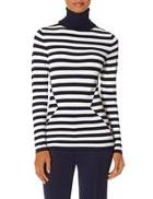 The Limited Striped Turtleneck Sweater