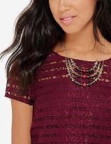The Limited 3-stranded Bead Necklace