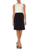 The Limited Colorblocked A-line Dress