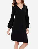 The Limited Crepe V-neck Dress