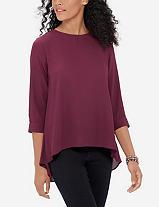 The Limited Silky Hi-low Blouse