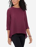 The Limited Silky Hi-low Blouse