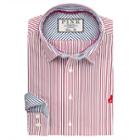 Thomas Pink Keane Stripe Classic Fit Button Cuff Shirt White/red