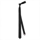 Thomas Pink Canning Texture Super Skinny Tie Black/plain