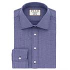 Thomas Pink Kingsford Check Slim Fit Button Cuff Shirt Navy/blue