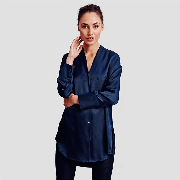 Thomas Pink Sibyl Shirt Navy/plain