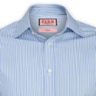 Thomas Pink Ian Stripe Classic Fit Button Cuff Shirt Blue/white  Regular