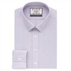 Thomas Pink Herland Stripe Super Slim Fit Button Cuff Shirt White/purple