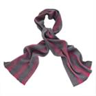 Thomas Pink Broxburn Stripe Scarf Grey/pink