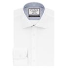 Thomas Pink Kingsford Plain Classic Fit Button Cuff Shirt White/blue  Regular
