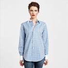Thomas Pink Darcy Houndstooth Shirt Blue/white