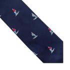 Thomas Pink Snowboarder Woven Tie Navy/red
