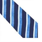 Thomas Pink Handpainted Stripe Printed Tie Blue/blue