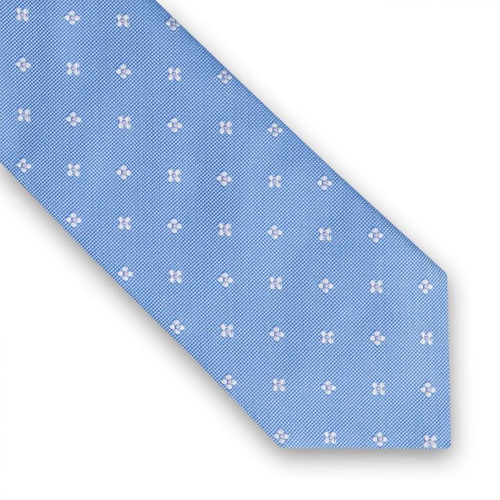 Thomas Pink Ellesmere Flower Woven Tie Blue/white
