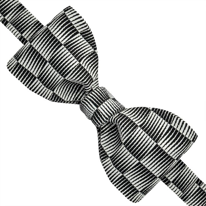 Thomas Pink Asquith Square Self Tie Bow Tie Black/white