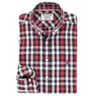 Thomas Pink Jeffers Check Classic Fit Button Cuff Shirt Red/black