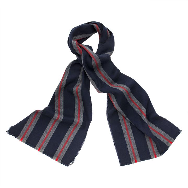 Thomas Pink Broxburn Stripe Scarf Navy/red