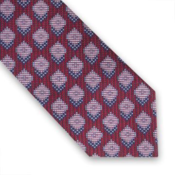 Thomas Pink Highbridge Design Woven Tie Red/blue