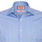 Thomas Pink Maynard Check Classic Fit Button Cuff Shirt Blue/white  Long