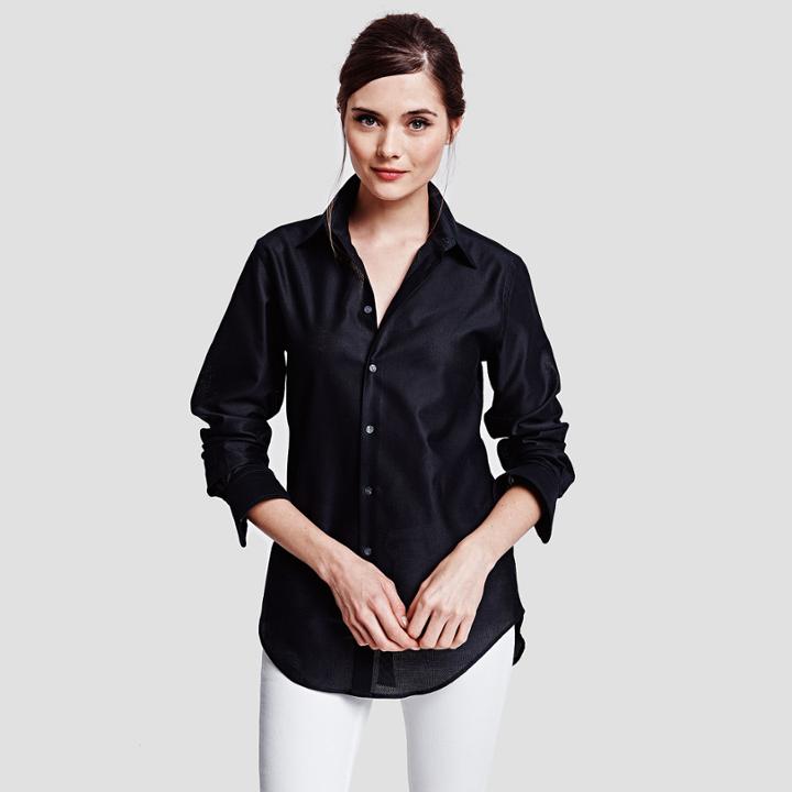 Thomas Pink Darcy Shirt Navy/plain