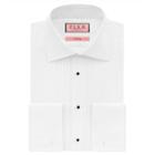 Thomas Pink Pleat Evening Classic Fit Double Cuff Shirt White  Regular