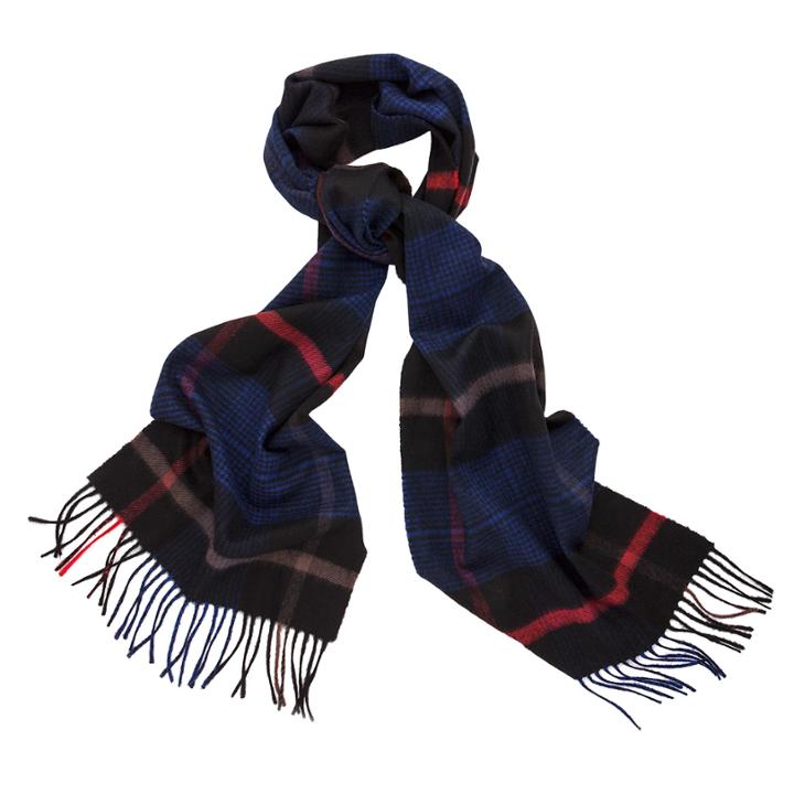 Thomas Pink Kirkcaldy Check Scarf Blue/red
