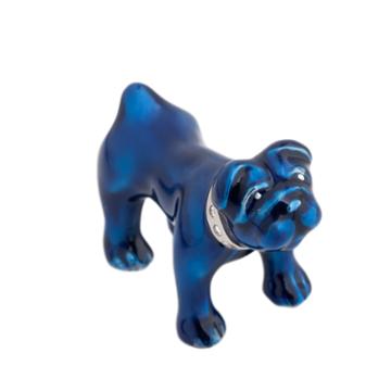 Thomas Pink Bulldog Cufflinks Blue