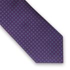 Thomas Pink Stratton Grid Woven Tie Purple/blue